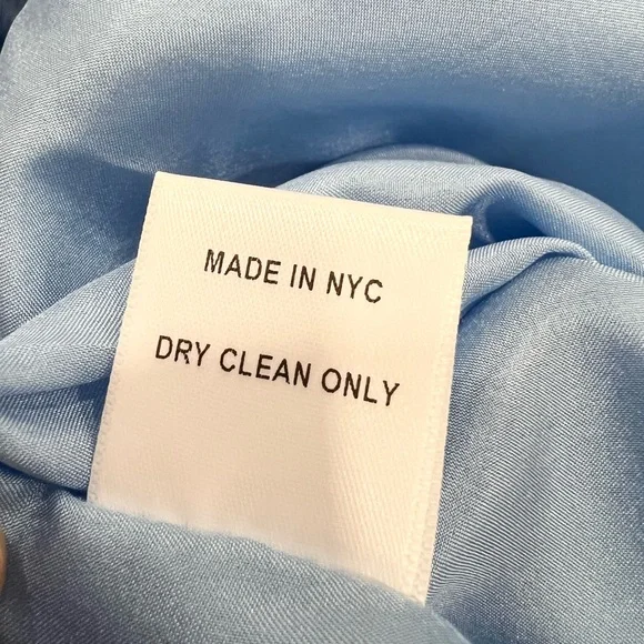 MARKARIAN Fiorela Light Blue Strapless Midi Dress - Picture 11 of 13